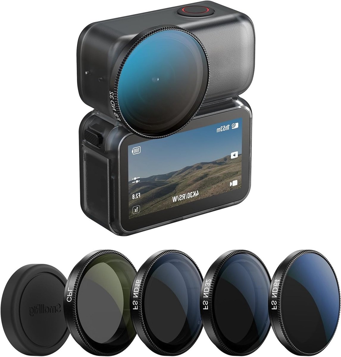Action Camera Filter Kit voor DJI Osmo Nano met CPL Polarisatiefilter en ND Filters - Verbeter je Opnames met ND16, ND32 en ND64