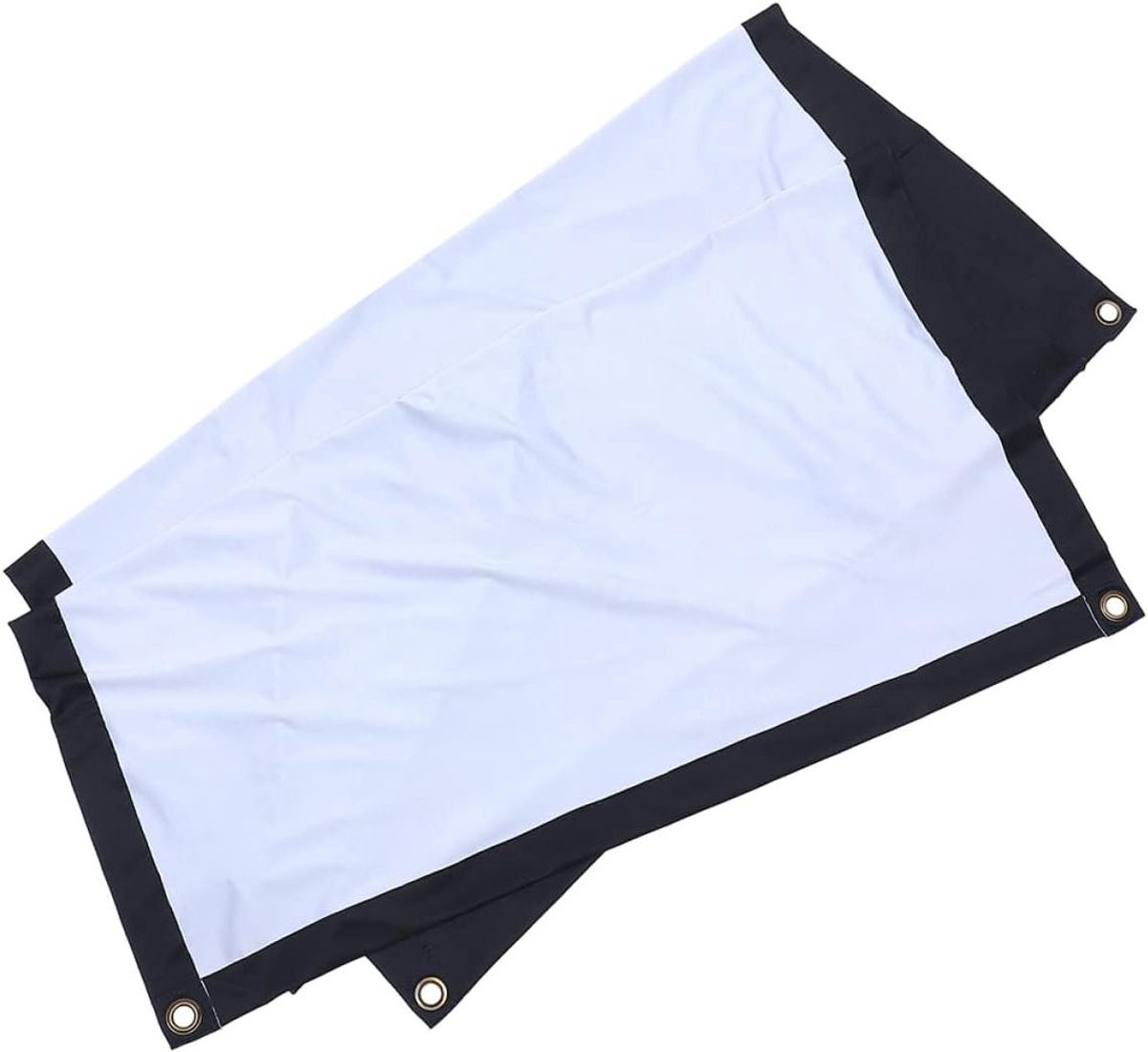 Projectiescherm Vouwbaar - Draagbaar Scherm - Thuisbioscoop Maken - Kreukvrij Polyester - 186 x 105 cm - Wit