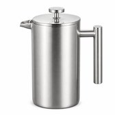My Green Deal – RVS French Press 600 ml – Cafetiere – French Press Koffiemaker – Premium 304 RVS – Dubbelwandig & Vaatwasserbestendig