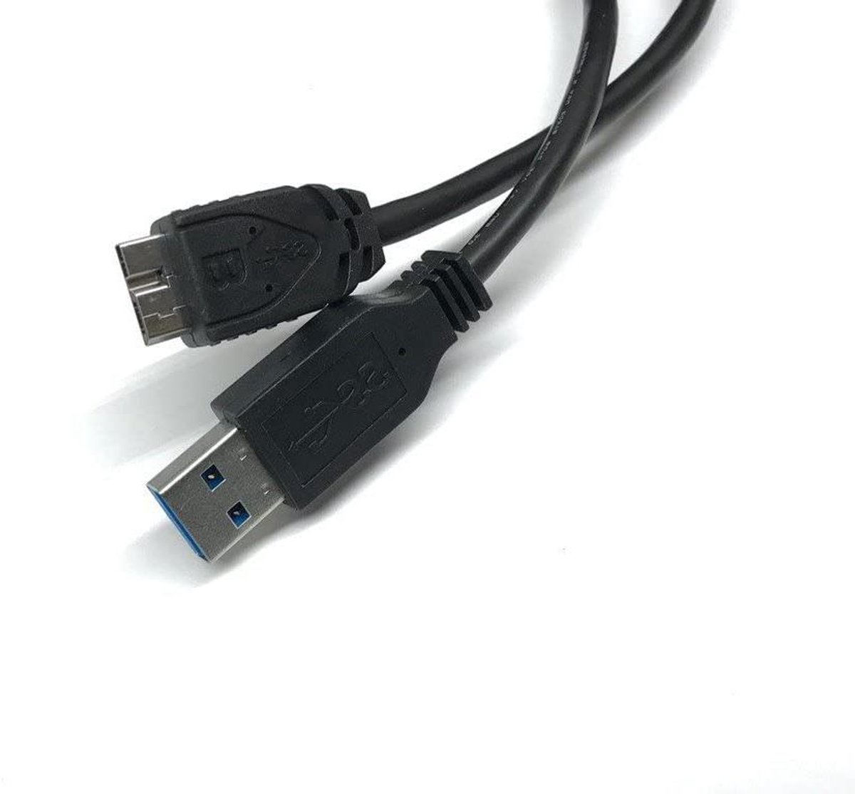 USB 3.0 Kabel - Datakabel Adapter - Apparaten Verbinden - Hoge Snelheid - 1 Meter - Zwart
