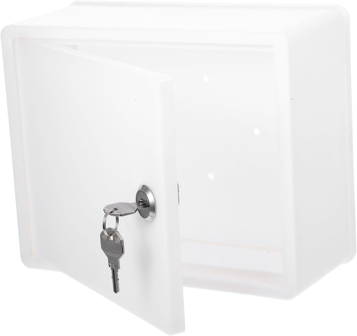Opbergbox Voor Buiten - Bezorgbox Brievenbus - Post Ontvangen - Met Slot - 175cm Diep - Wit
