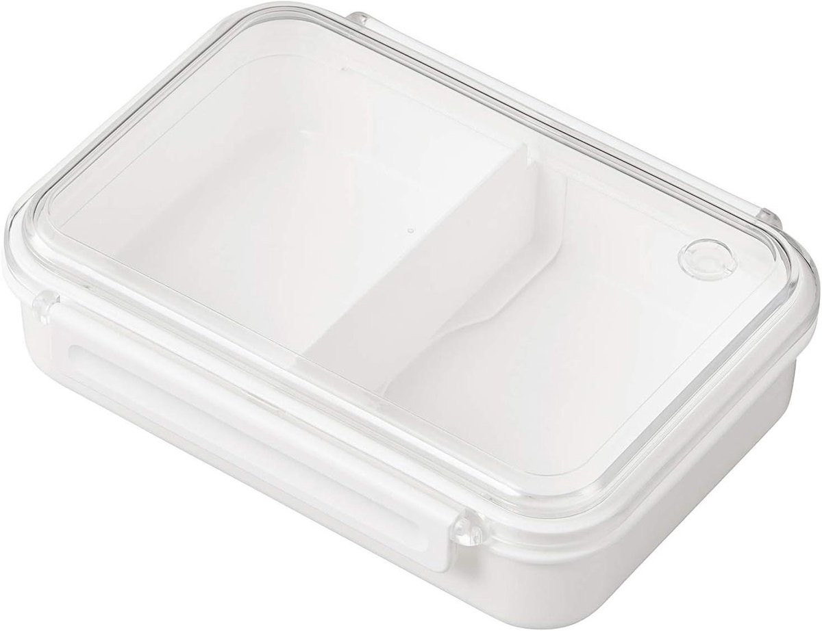 Bento Box - Lunchbox Opbergdoos - Maaltijden Invriezen - Magnetron & Vaatwasbestendig - 800 ml - Wit