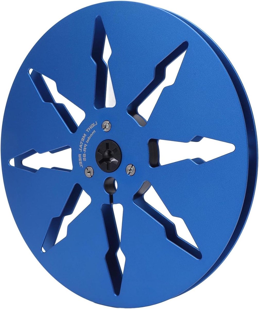 Lege Tapespoel - Aluminium Spoel - Audio Opnemen - 8-Gaten Ontwerp - 7 Inch Diameter - Blauw
