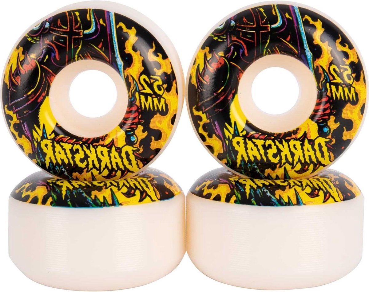 Skateboard Wielen Outdoor Wielen Straat Skaten Blacklight Grafisch 52mm