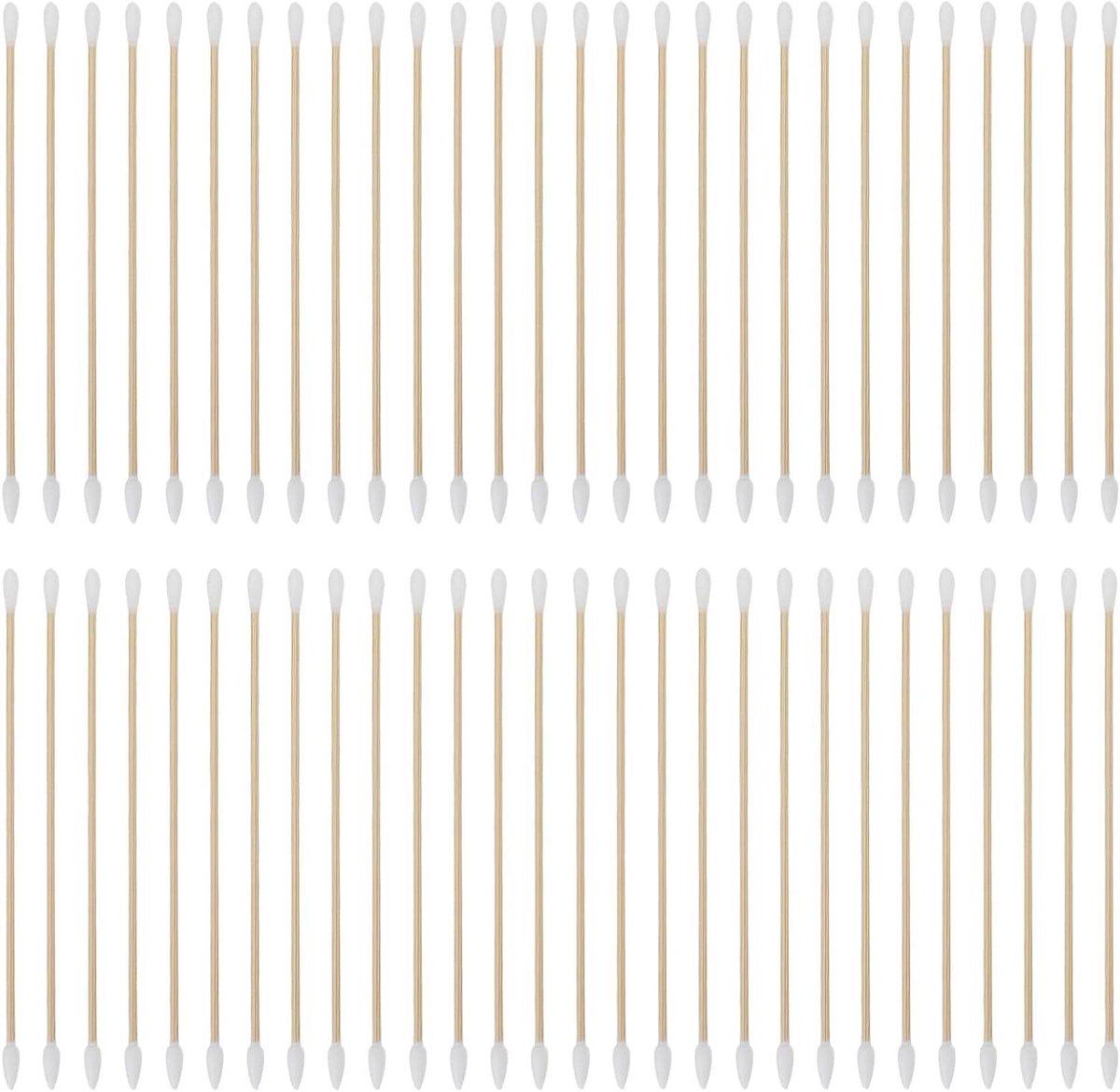 Houten Wattenstaafjes - Precisie Tips - Make-up Aanbrengen - Stevige Houten Handvatten - 400 Stuks - Niet gespecificeerd