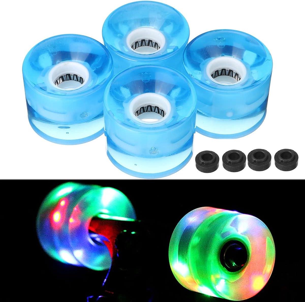 Skateboard Wielen Longboard Wielen Straat Rijden Glow In The Dark 60x45mm Set Van 4