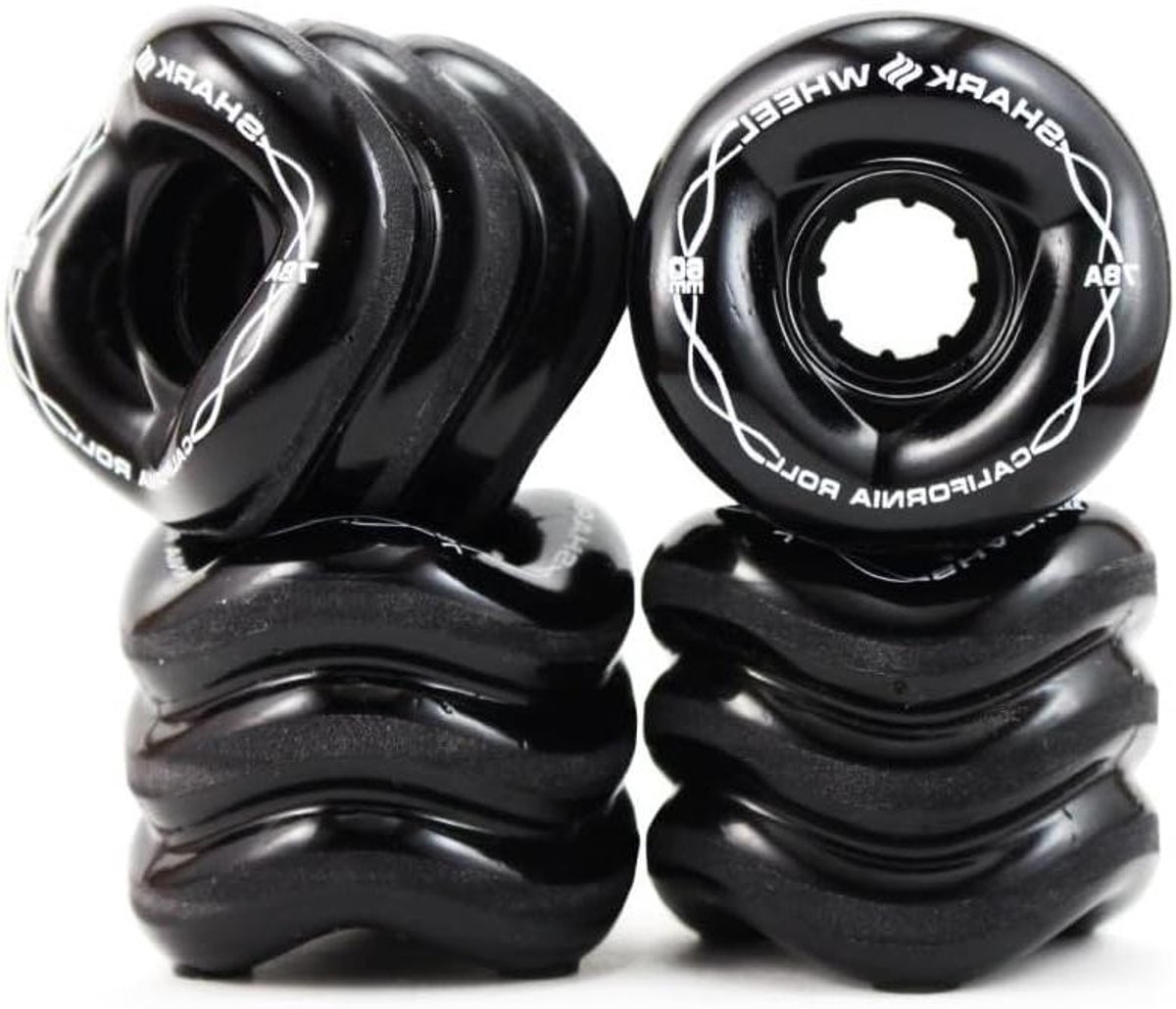 Skateboardwielen California Roll Stad Cruisen Uniek Golfdesign 60 mm