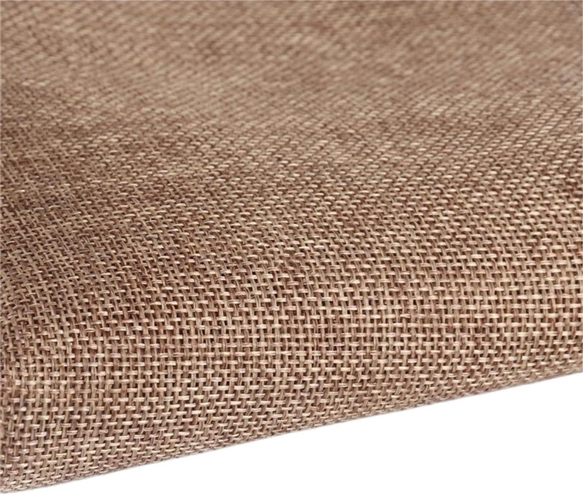 Akoestisch weefsel - Luidsprekerdoek Stofbescherming - Luidsprekers Beschermen - Stof- en vuilafstotend - 145 x 05 m - Donkerbeige