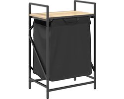 vidaXL - Wasmand - 1 - vak - met - plank - sonoma - eikenkleurig