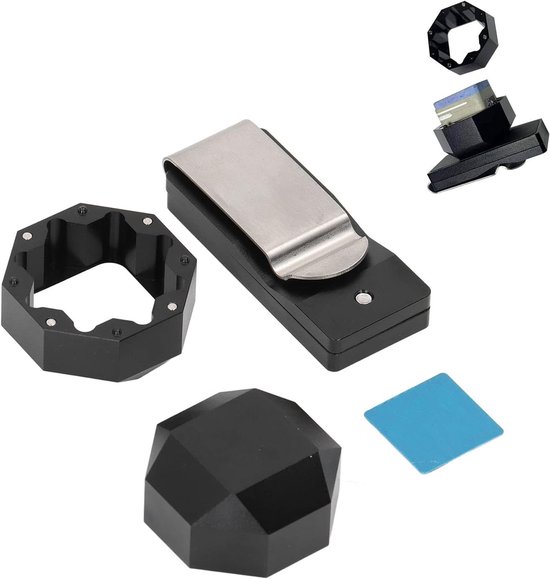 Aluminium Magnetische Krijt Houder voor Biljart, 2 Laags en Stil, Ideaal Biljart Accessoire voor Spelers — afbeelding 4
