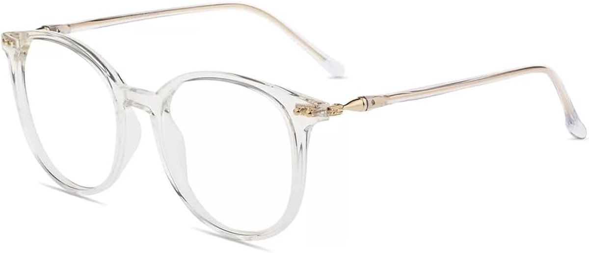 Blauwlichtfilter Bril - Computer Bril - Scherm Tijd - UV Bescherming - Unisex Volwassen - Transparant