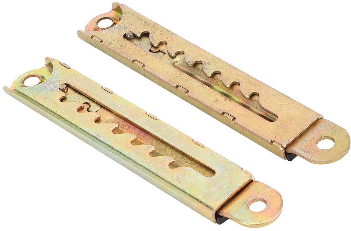 Dailygoods- Verstelbare Scharnier Hoogwaardige Staal - Verstelbare Beugel - Meubelaccessoires - Scharnier voor Sofa - Hoofdeinde Verstelbaar - Duurzaam en Corrosiebestendig