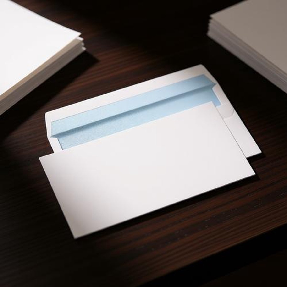 ElleMooi Purely Everyday DL Envelop 110 x 220 mm 90 gsm Portemonnee Zelfklevend Wit - 50 stuks