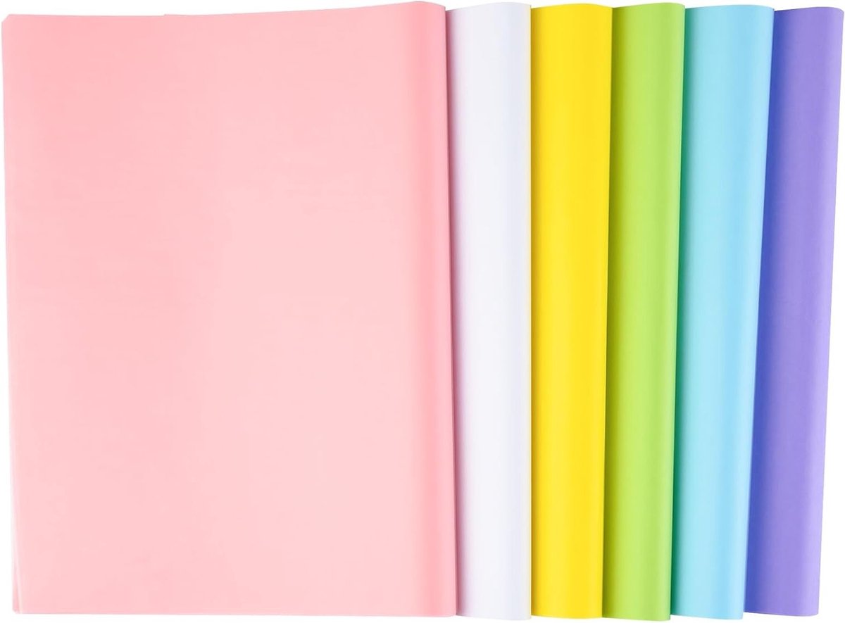 60 Vellen Multicolor Paaspapier voor DIY Kunstprojecten, Cadeauverpakking en Feestdecoratie