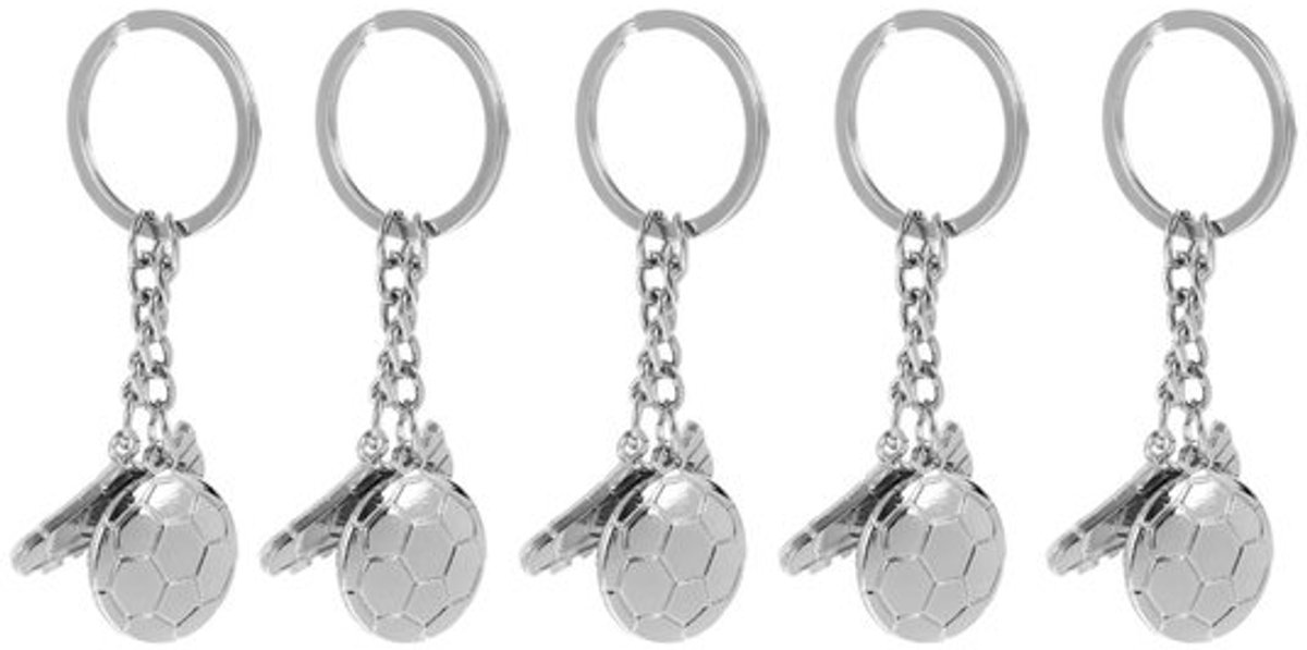 Dailygoody - Sleutelhanger Voetbal - Sport Sleutelhanger - 3D Voetbal