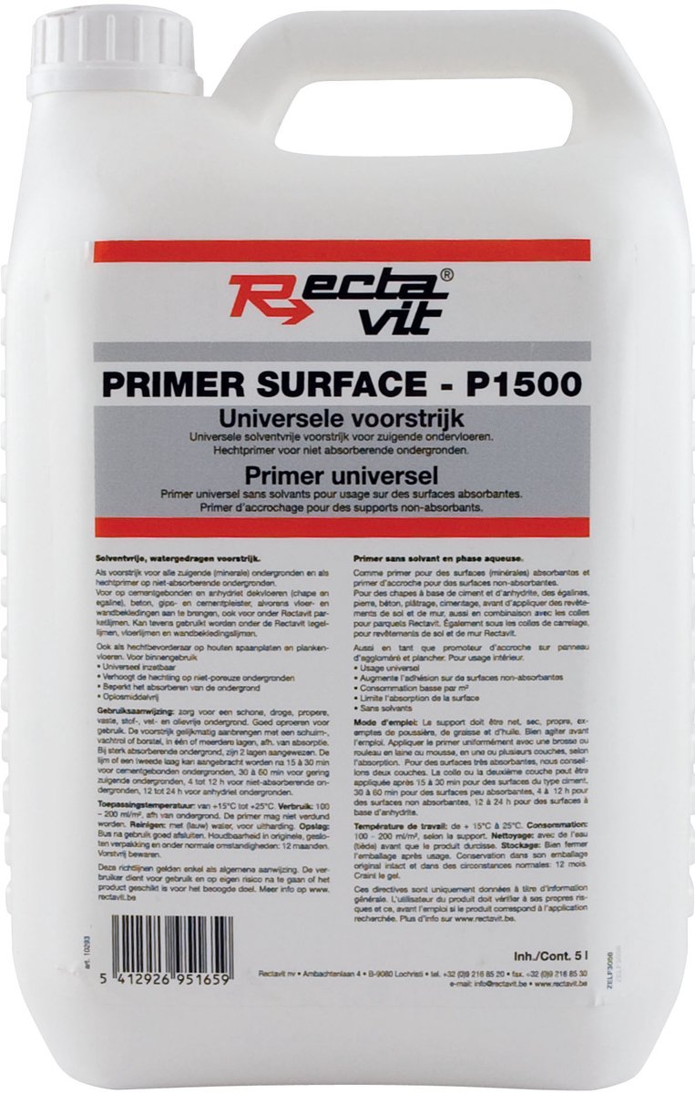 Rectavit primer chape P1500 5l