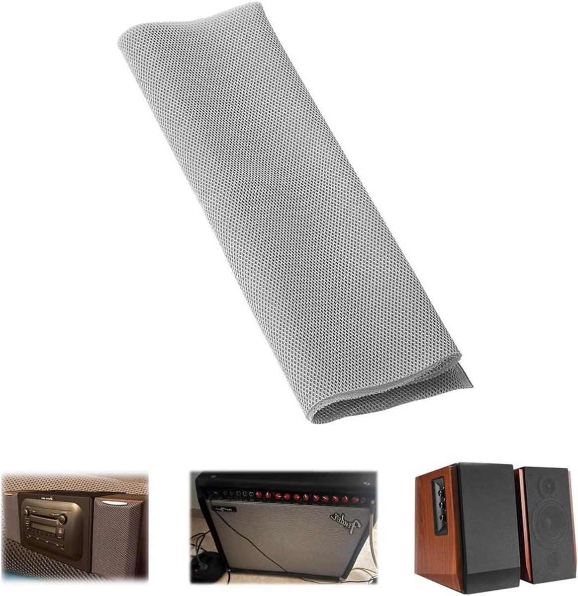 Luidspreker Grilldoek Stof - 1.4m x 0.5m - Stofdicht en Beschermend voor Audio Systemen