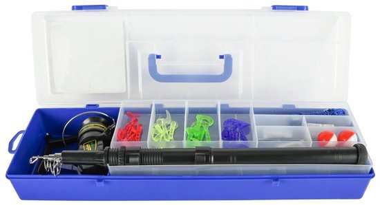 Vishengel - visspullen - vishengel set - 48-delig - inclusief koffer — afbeelding 3