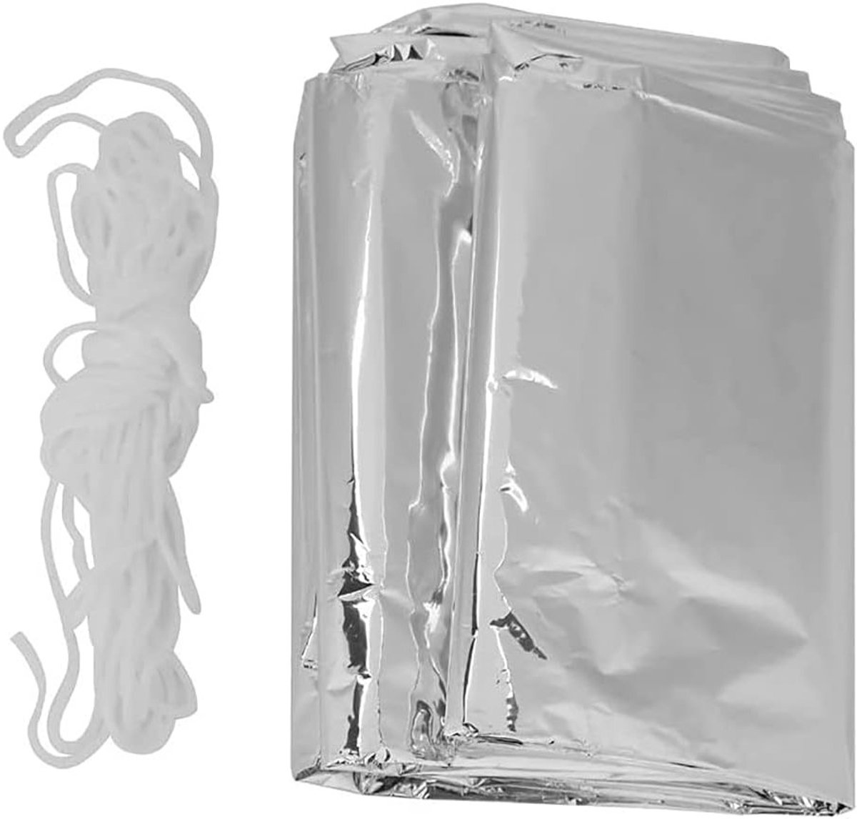 EGoods - Waterdichte Mylar thermische shelter tent voor 2 personen, ideaal voor wandelen en kamperen in noodsituaties - 59 x 95 inch