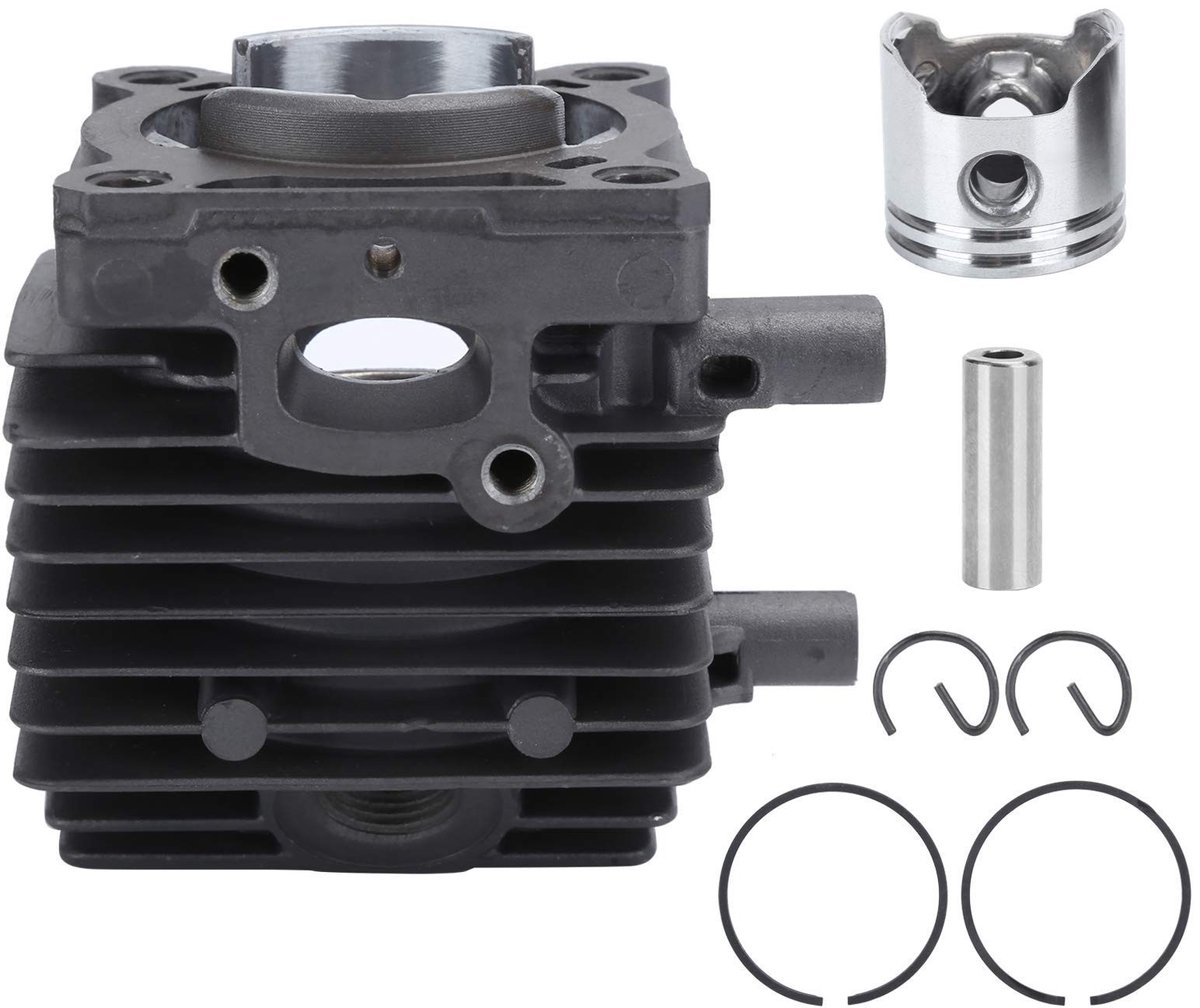 Dailygoods- Cilinder Zuiger Kit Vervanging - Geschikt voor FS75/FS80/FS85/HS75 - 34mm Grasmaaier Onderdelen - Hoogwaardig Aluminium - Eenvoudig te Installeren - Duurzaam en Slijtvast - Cilinderbouwgroep