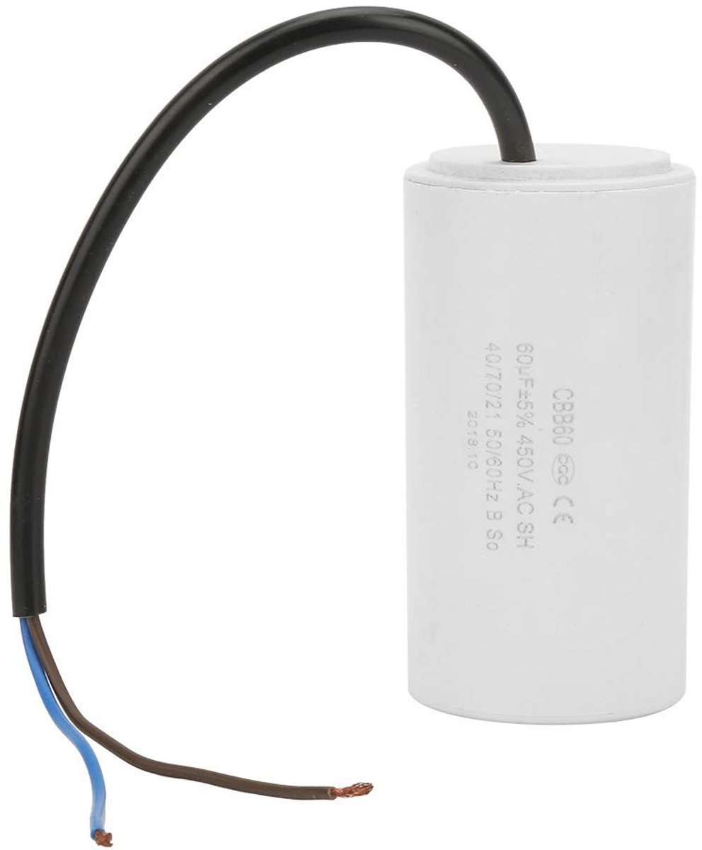 Dailygoods- Motorcondensator 60µF - CBB60 - Hittebestendig - Duurzaam - Lage lekkage - Lichtgewicht en draagbaar - Condensator