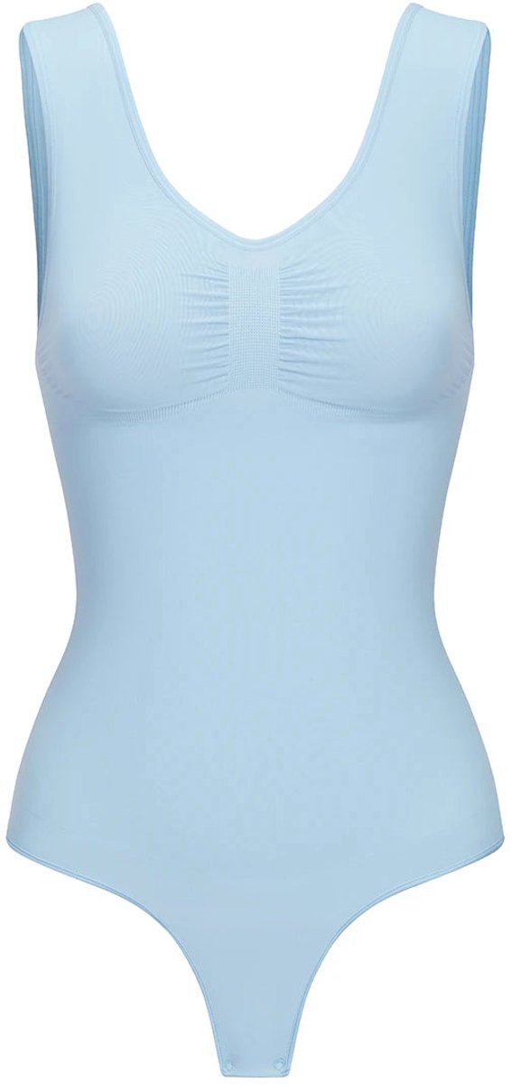 creamyfabrics Creamy Fabrics - Tank Bodysuit Sculpting Shapewear Met String - Ademend - Anti-Zweet - Ultra Zacht - Comfortabel - Sculptend - Perfecte Pasvorm -