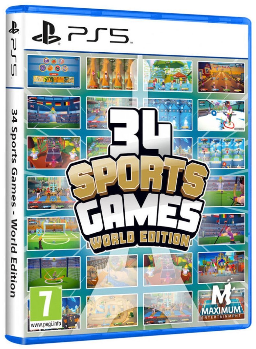 JUST FOR GAMES – 34 Sports Games – PS5 – World Edition – Sport