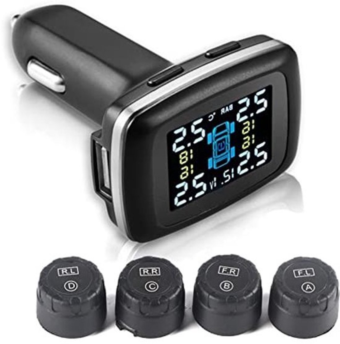 Allecto - Bandenspanningscontrolesysteem - Realtime monitoring - 12V