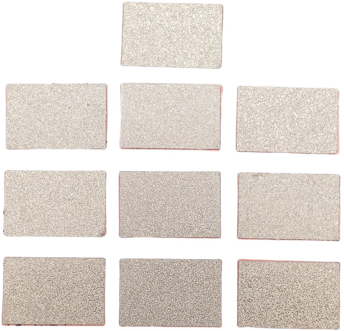 Dailygoods- PEI Plaat 10 Stuks - Flexibele Afdrukkap - Geschikt voor QIDI Plus 4 - Afdrukbed 25x16.4x0.8 mm - PEI Poedercoating - Hoge Temperatuurbestendig - 3D-printplaat