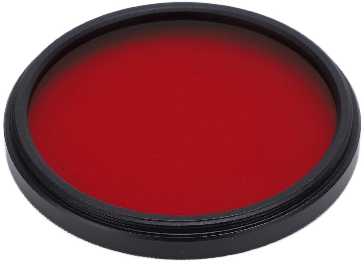 Dailygoods - filter - Rode kleurfilter - Voor levendigere beelden - 58 mm - Verbeter jouw fotografie - Geschikt voor natuur en landschappen