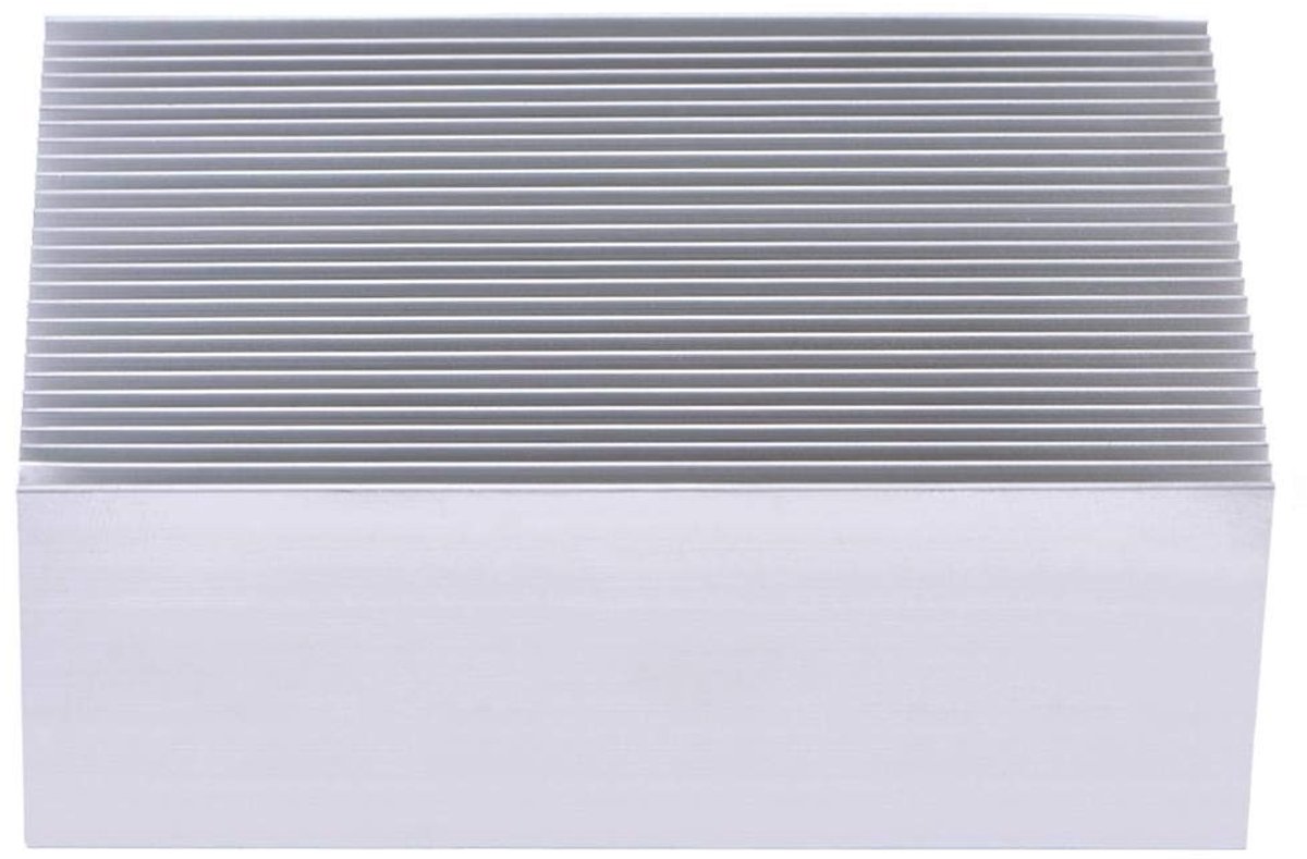 Dailygoods - Aluminium Koellichaam - 23 Lamellen - Efficiënte warmteafvoer - 100 x 69 x 36 mm - Geschikt voor LED en Transistor - Hoogwaardige koeling...