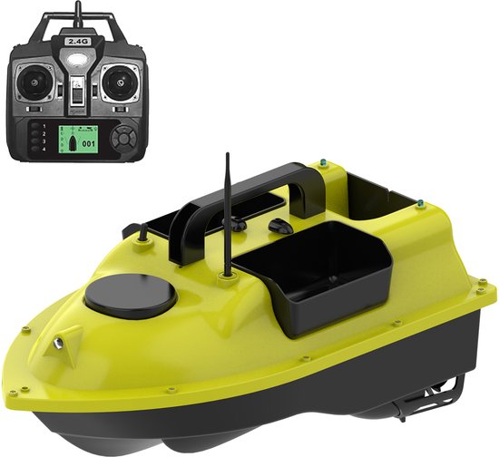 GPS Voerboot - 500 m Bereik - Automatische Terugkeer - 3 Voerbakken 2 kg - Voor Karpervissen — afbeelding 2