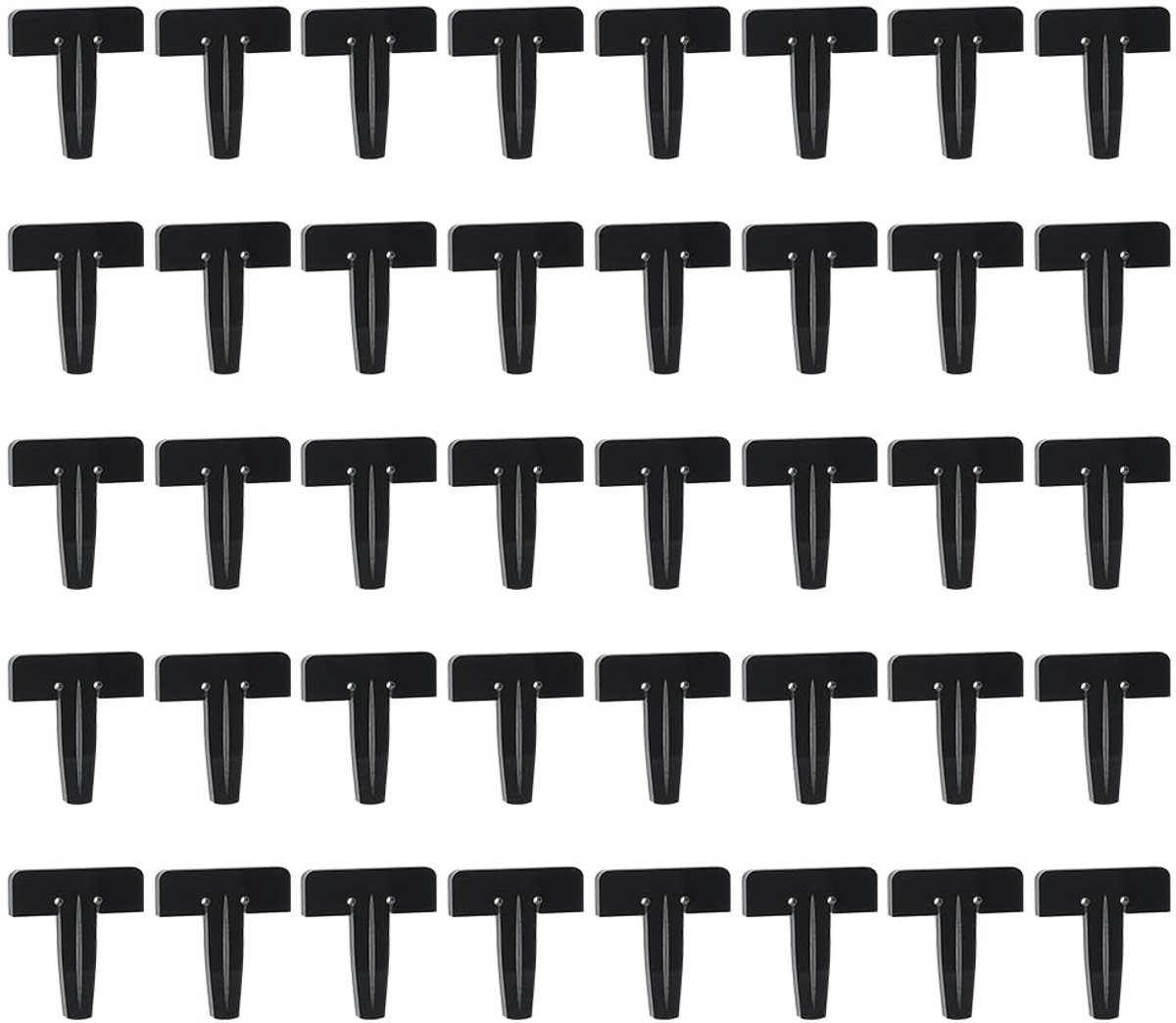 Dailygoods- Honingraattabletstiften 40 stuks - Acryl Wondpluggen - Lasergravure/Kruimelstiften - Houdpennen met Lasersnijder - 3 x 3,35 cm - Hoogwaardig Materiaal - Graveerstiften
