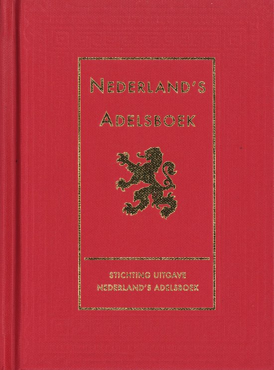 Nederland’s Adelsboek 102 (2026) - cover