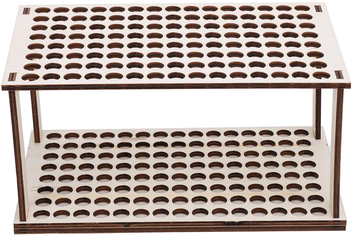 Dailygoods- Pennenhouder Houten - Bureau Organizer - Potloodhouder - Kunstbenodigdheden - Afneembaar Ontwerp - Minimalistisch Uiterlijk