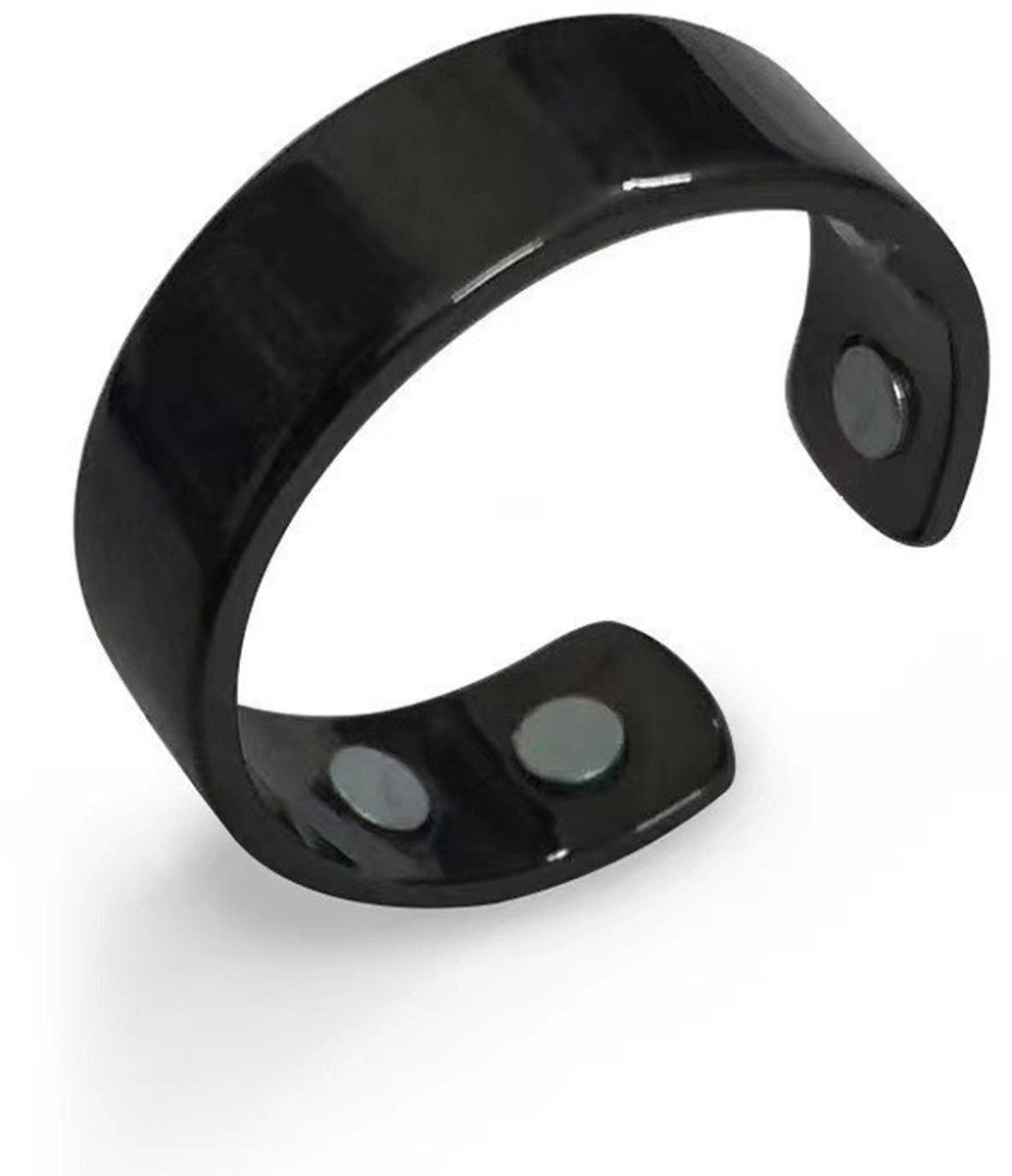 Daity 1 stuk - ring, originele magnetische wellnessring voor dames en heren – open, lichtgewicht en waterbestendige ring van roestvrij staal