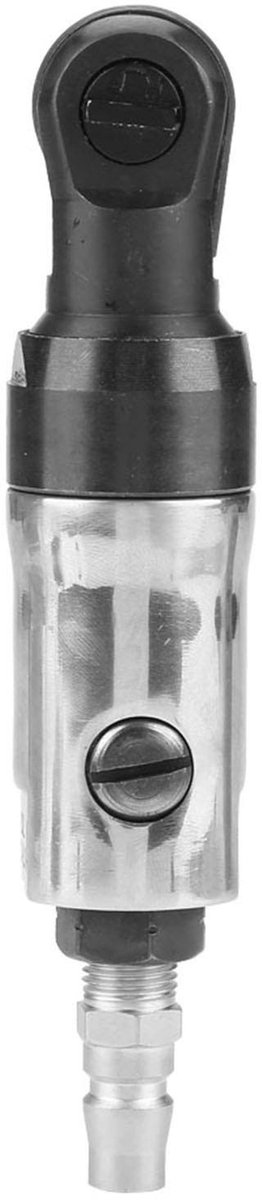 Dailygoods- Pneumatische Ratelsleutel 3/8 Inch - Luchtsleutel met 1/4" Inlaataansluiting - 300 RPM - 90 PSI Luchtdruk - Compact Formaat - Hefboombesturing - Luchtmoersleutel