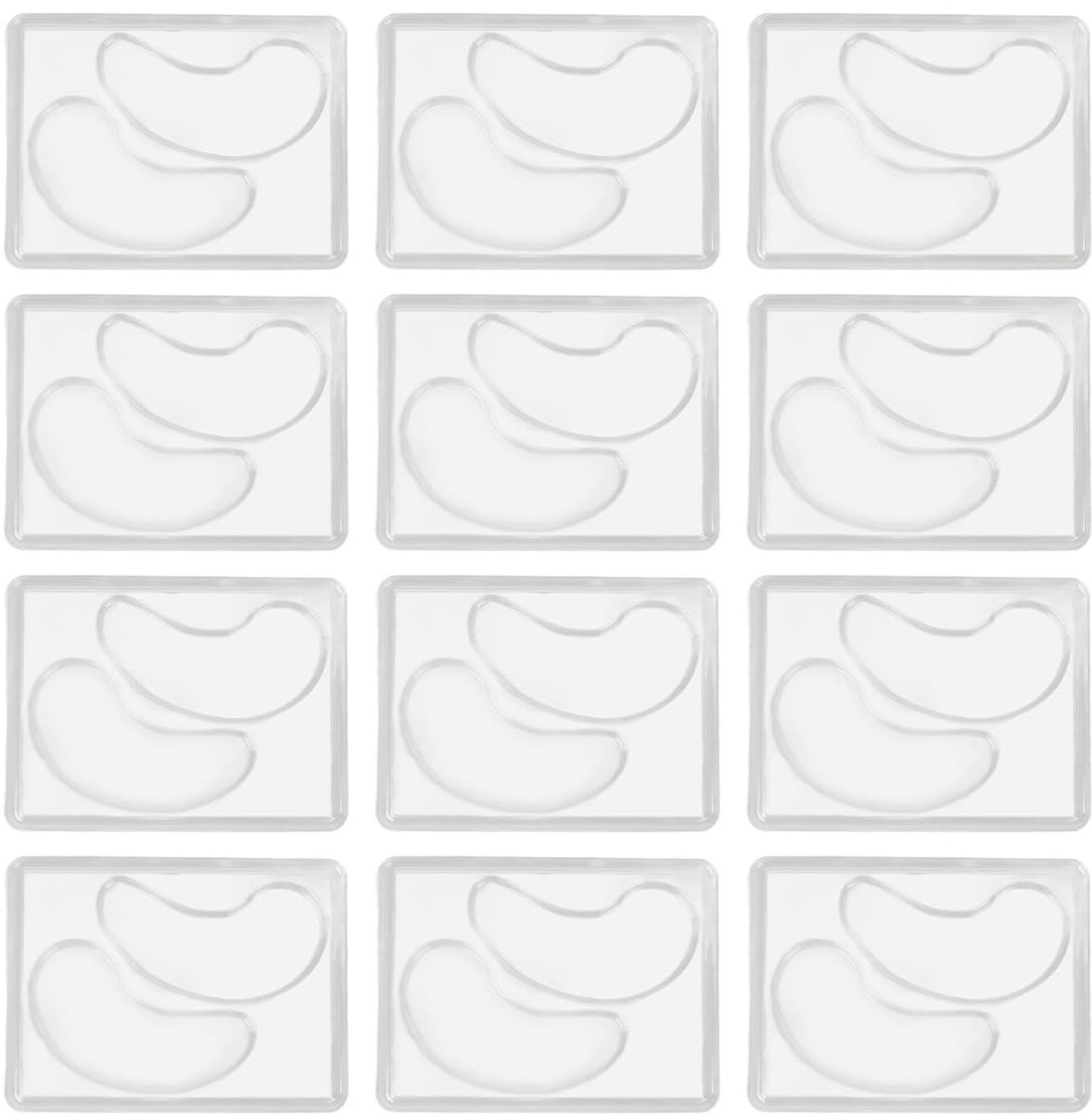 Dailygoods- Oogpads Mallen 12 Paar - DIY Oogmasker - Onder Oog Patches - Persoonlijke Verzorging - Veilig Materiaal - 9.5 x 7.5 cm - Oogmaskers