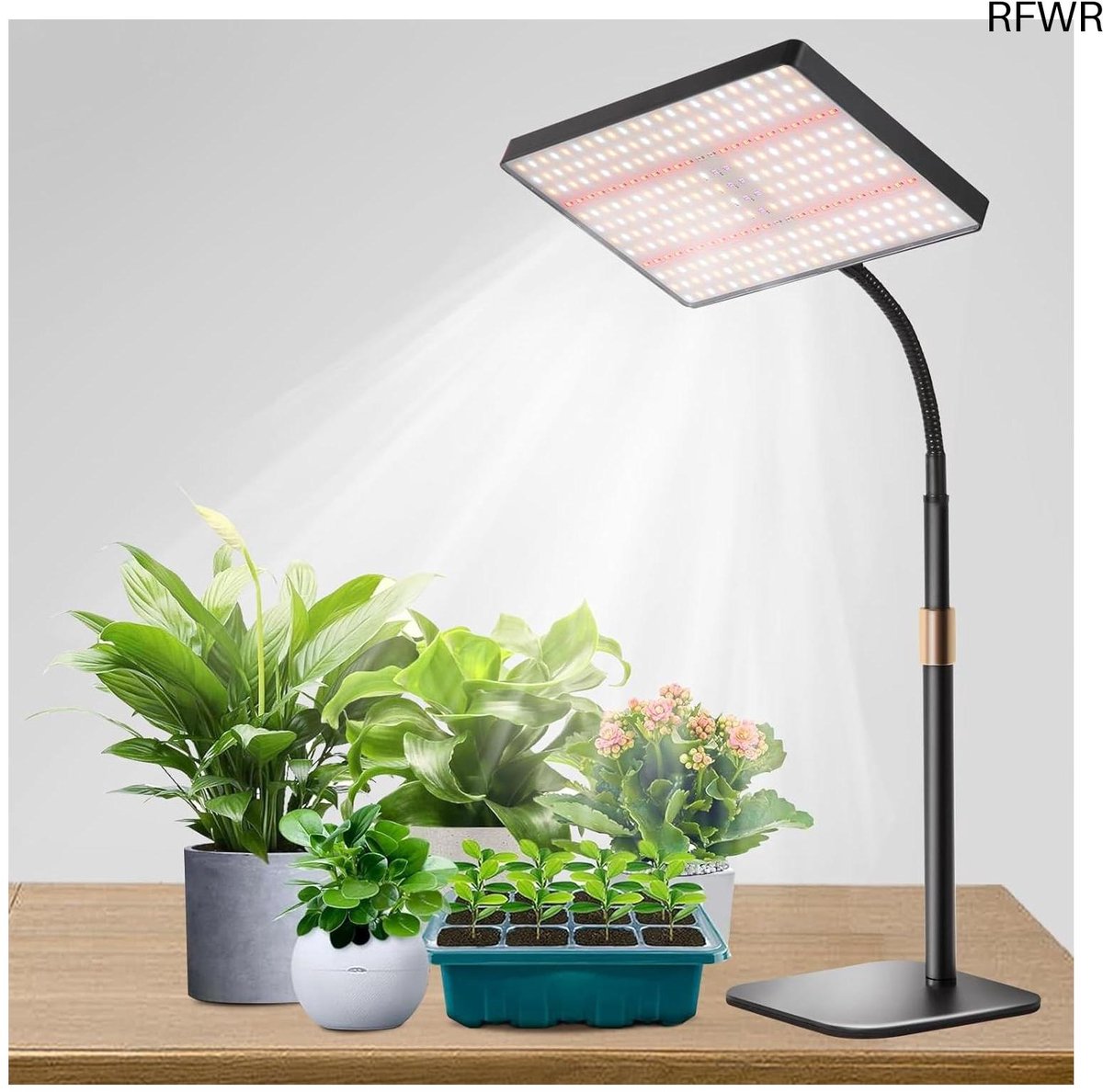 Plant Lamp LED - Groei Lamp - Binnen Planten - Full Spectrum UV-IR - 25W - Zwart