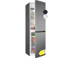 Bomann KG 7360 – No-Frost Koel- vriescombinatie – 247 Liter – 181 cm hoog – Energieklasse D – Inox Look