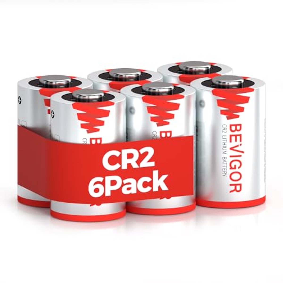Lithium Batterijen - Wegwerp Cellen - Apparaten Voeden - Lange Levensduur - 6 Stuks - Zilver