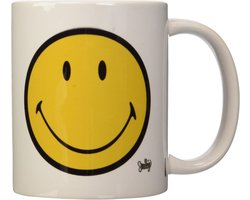 Koffiemok Smiley - Vrolijke Mok - Dagelijks Gebruik - Vaatwasmachinebestendig - 315 ml - Meerkleurig