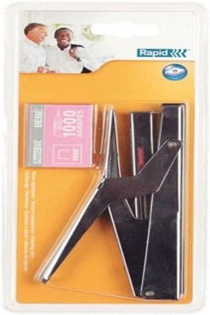 Niettang - Metaal nietapparaat - Papier nieten - Compact en ergonomisch - 15 vellen - Zilver
