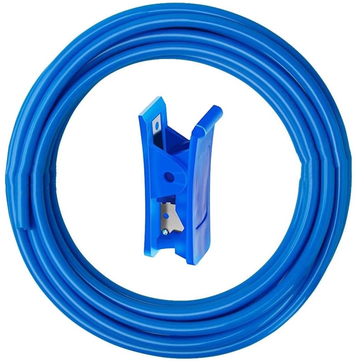 Dailygoods- Luchtslang 20 m - PU-luchtslang - 6 mm OD x 4 mm ID - Slangsnijder - Hoge drukbestendigheid - Flexibel en veerkrachtig - Persluchtslang