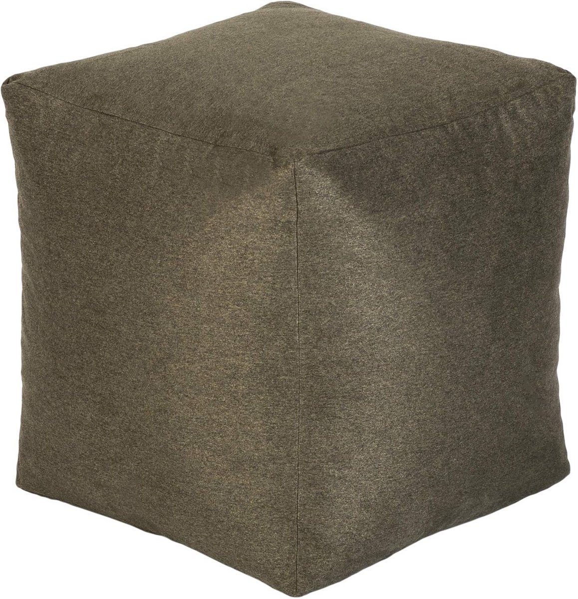 Zitzak Voetenbank - Poef Kubus - Ontspannen Zitten - Waterbestendig Materiaal - 40 x 40 x 40 cm - Groen