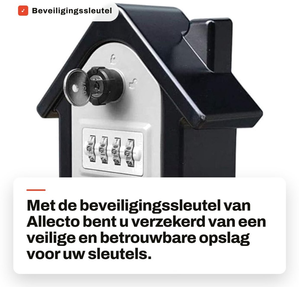 Dailygoods- Sleuteldoos 4-cijferig Combinatieslot - Sleutelkluisje met Code - Sleutelkluis Buiten - Sleutelbox - Zinklegering - Slagvast en Weerbestendig