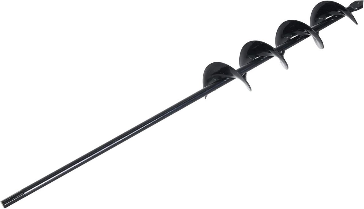 Grondboor - Tuinboor - Gaten Maken - Scherpe Boorkop - Ø 50 mm - Zwart