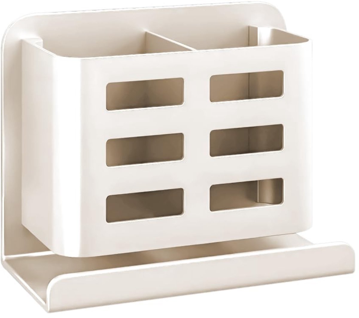 Dailygoods - Wandmontage Tandenborstelhouder met 2 Compartimenten