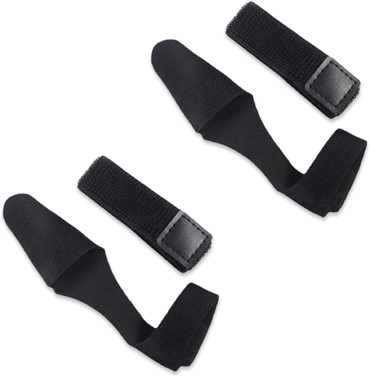 Dailygoods- Hengelriemen 4 Stuks - Elastische Kabelbinders - Verstelbaar - Antislip - Waterdicht - Hoogwaardig Neopreen/Nylon - Hengelbinders