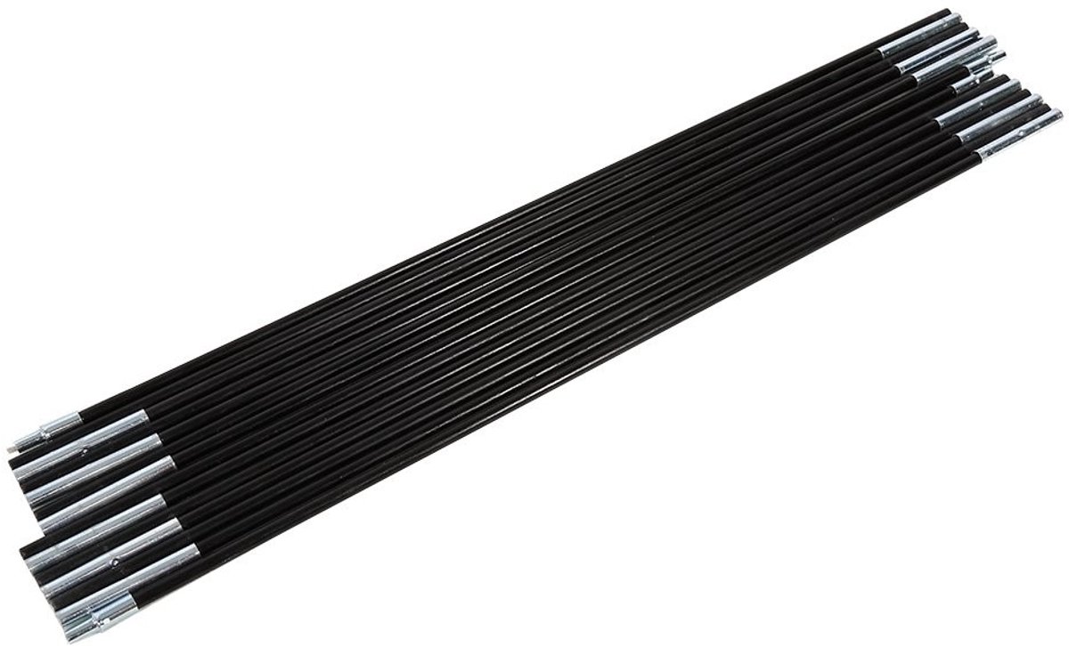 Dailygoods- Ondersteuningsstaaf 3,2M - 2 Stuks - 7 Secties - Glasvezel - Opvouwbaar - Duurzaam in gebruik - Tentstok